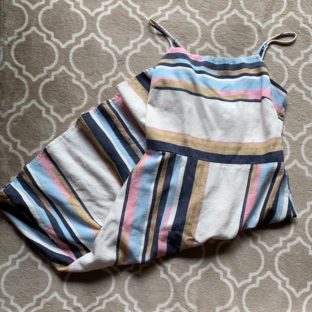 Striped Multicolor Maxi Dress